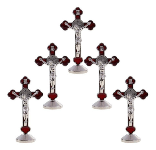 5 Piezas Crucifijo Estatua Religiosa Magnética Jesucristo