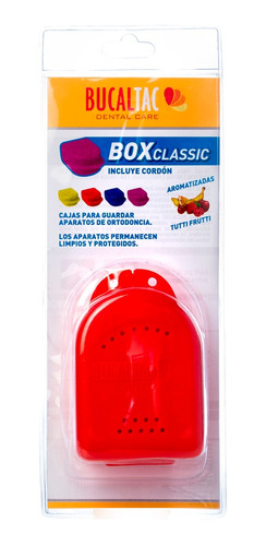 Bucal Tac Box Classic Caja Ortodoncia Sabor Tutti-frutti 1u