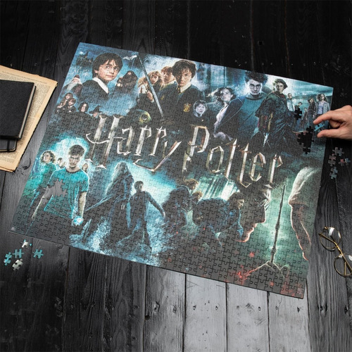 Imagen 3 de 4 de Harry Potter Posters Películas Saga Rompecabezas 1000 Pz