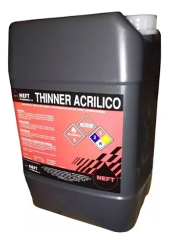 Neft Thinner Acrilico Cuñete 5g