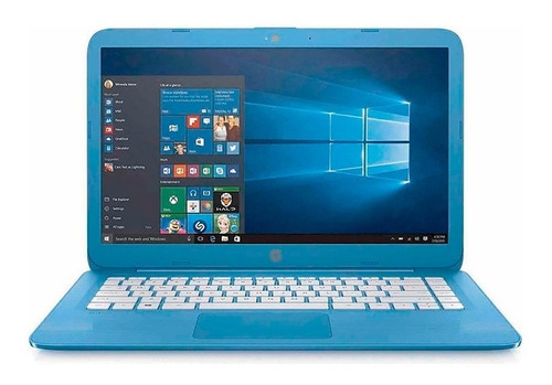 Notebook Hp Stream 14-cb011wm N3060 4gb 32gb 14  Win10 Azul