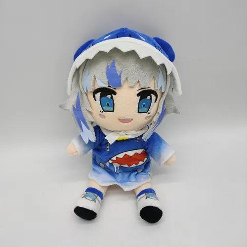 Azul Hololive Gawr Gura Dino Muñeca Peluche Juguete Regalo