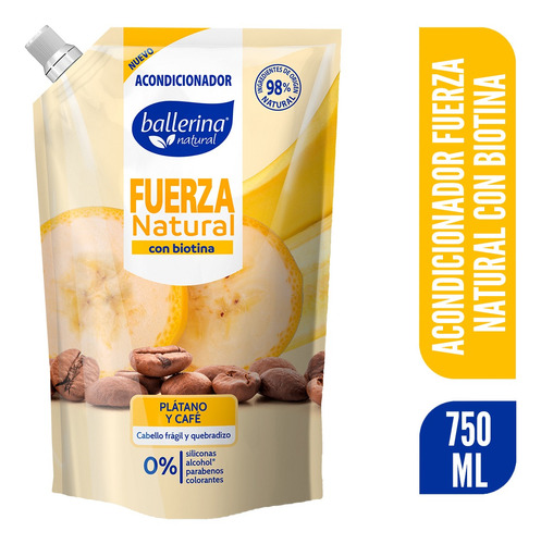 Ballerina Acondicionador Fuerza Doypack 750 Ml