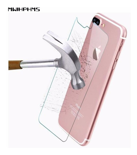 Lamina Vidrio Templado Trasero Para Apple iPhone 7 / 8 Plus