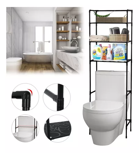 Mueble Organizador Baño W.C. Rack Estante Taza Sanitario – IKI