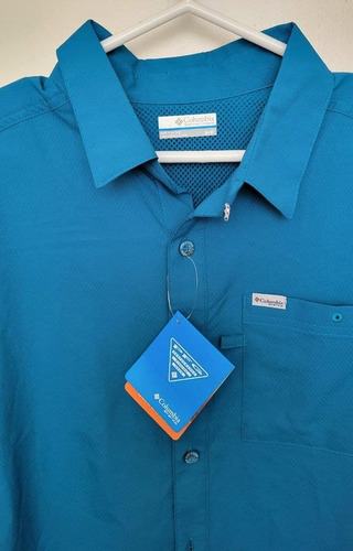 Imagen 3 de 4 de Camisa Columbia Bluefln Winds Camp Hombre Talla M