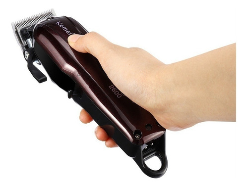 Maquina Simil Wahl Magic Clip Cordless Afeitadora Kemei Kit Color Plateado