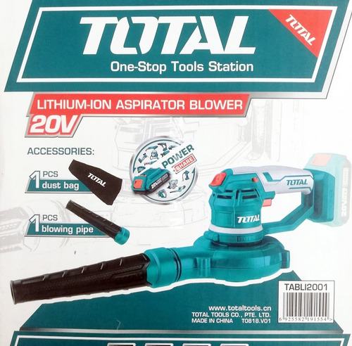 Sopladora Aspiradora Inalambrica 20v 17.000 Rpm