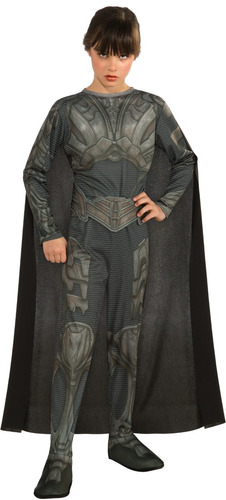 Disfraz Para Niña Faora Superman Talla Small 4-6  Man Of