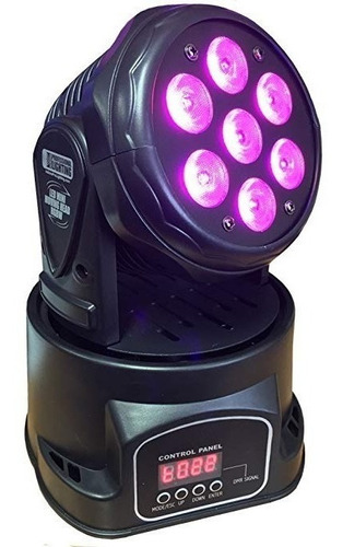 Mini Led Cabeza Móvil Rgbw Adkins Pro Lighting