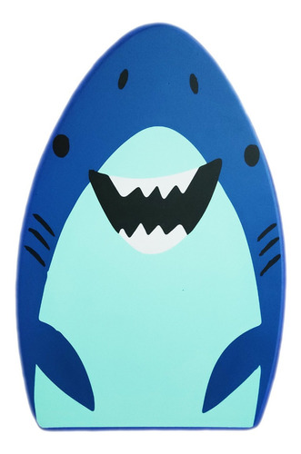 Tabla De Natacion Tiburón Infantil Flotadora Pataleo Niños Color Azul