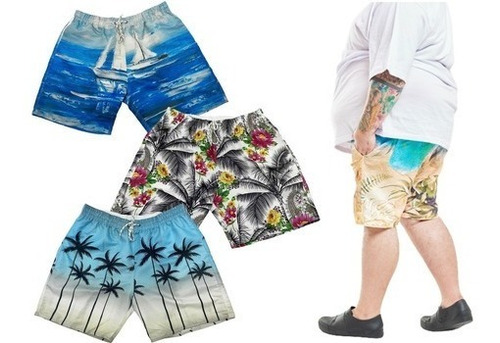 Kit 2 Short Tactel  Plus Size Gordinhos Verão 2023