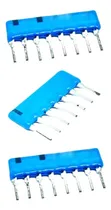Comprar 10x Rede Resistiva 220r 8 Pinos Sip 4 Elementos Em Y 5%