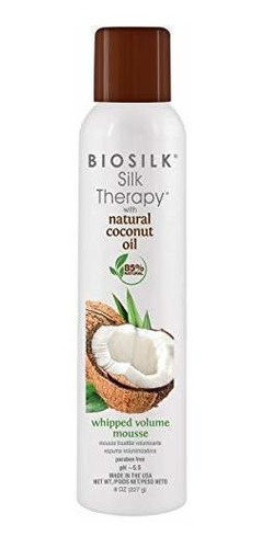 Espuma Para Cabello - Biosilk Silk Therapy With Coconut Oil 