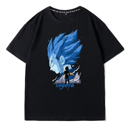 Camiseta Manga Corta De Algodón Dragon Ball Prince Vegeta