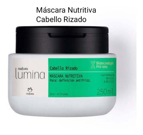 Máscara Nutritiva Curvatura Definición Antifrizz Lumina