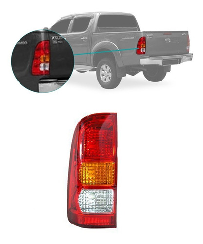 Lanterna Traseira Esquerdo Hilux 2005 2006 2007 2008 2009 10