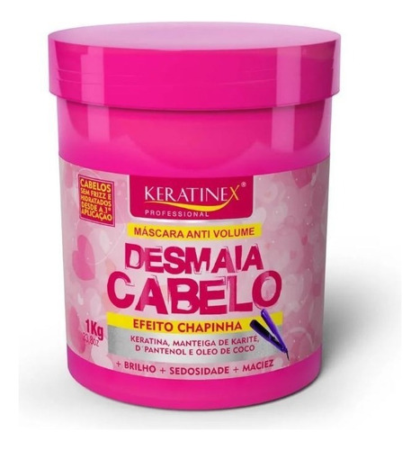 Desmaia Cabelo Ultra Hidratante Keratinex 1kg