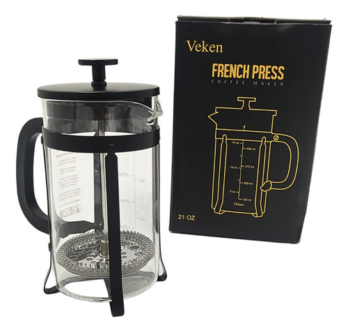 Cafetera Prensa Francesa 21oz Marca Veken. Bredys