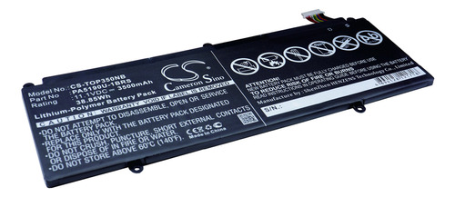 Cameron Sino 5166 mah Bateria Repuesto Para Toshiba