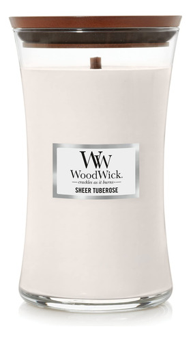 Woodwick Vela Grande De Reloj De Arena, Tubo Transparente, 2