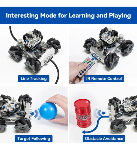 Kit De Robot Inteligente Para Automóvil Compatible Con Ardui