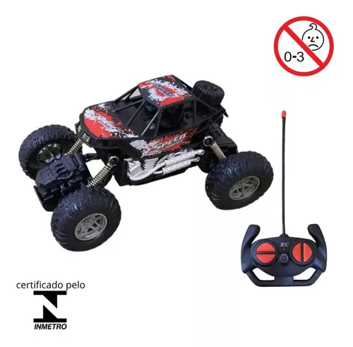 CARRO DE CONTROLE REMOTO 4X4 BAT. RECARREGÁVEL 28CM - GS Store