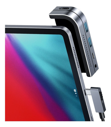 Hub Adaptador P/ iPad E Macbook Type-c Hdmi 6 Em 1 Baseus