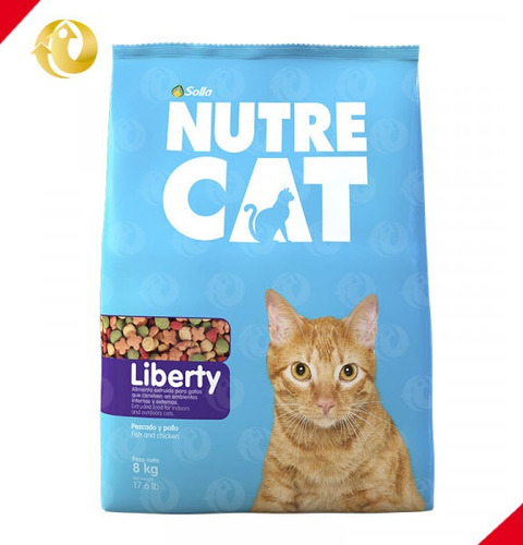 Nutrecat Liberty 8kg Alimento 