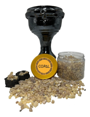 Kit-copalera Grande + Copal 250 G + 7 Carbones