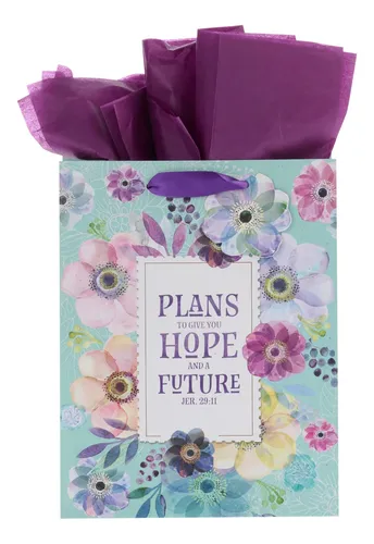 Christian Art Gifts Juego De Papel De Regalo Esperanza Y Un