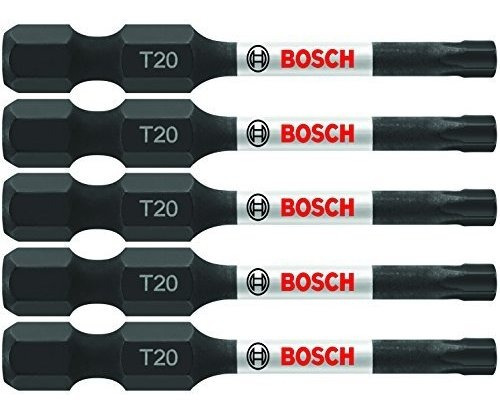 Bosch Itt20205 5 Piezas Impact Tough 2 En Torx 20 Power Bits