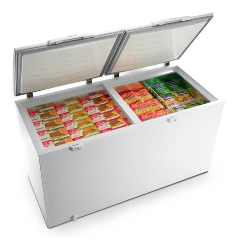 Freezer horizontal Electrolux H400 branco 385L 220V