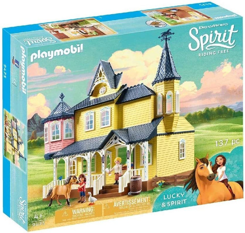 Playmobil Casa Mansión De Lucky Spirit Con Accesorios  9475