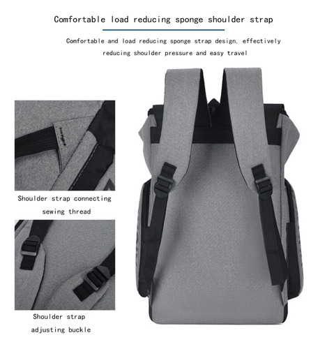 Mochila De Viaje Para Portátil D Business, Antirrobo, Delgad