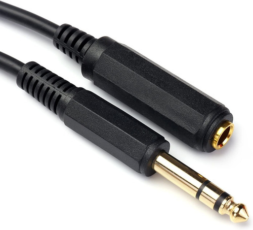 Extensor Auriculares Cable 3 Metros 1/4 A 1/4 Trs Stereo