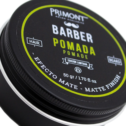 Primont Barber Pomada Cera Efecto Mate Pelo Barberia en pomada Primont Barber