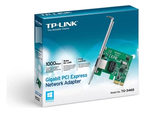 Tarjeta De Red Pci-e Tp-link Tg-3468 Gigabit 10/100/1000 