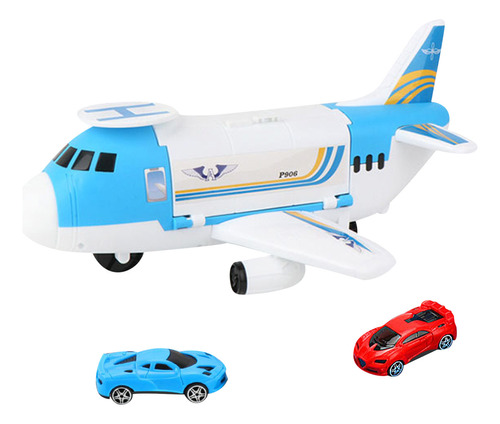 Juego De Juguete Para Transporte De Avión, Coche De Carga, J