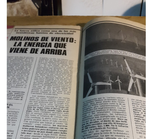 Revista Clarin N° 14855 Año 1987 Molinos De Viento  Energia