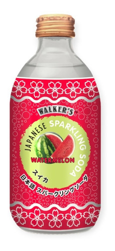 Refresco Japones Sabor Sandía, Walker's, 290 Ml