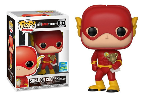 Funko Pop Sheldon Cooper Como Flash The Big Bang Theory