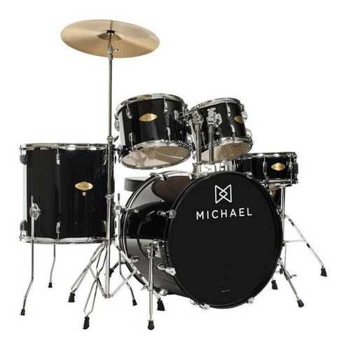 Bateria Acústica Michael Audition Bumbo 22 Banco E Baqueta