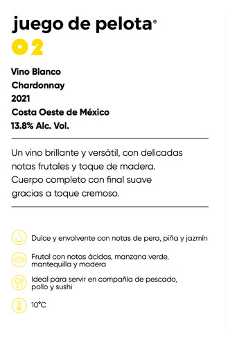 Vino Blanco Riesling Y Chardonnay Juego De Pelota (2 Pack)