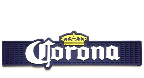 Cerveza Corona Bar Mat Esterilla De Goma Bares Bartenders
