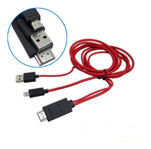 Adaptador Para Galaxy S3 S4 Note2 -6ft 1080p Full