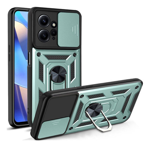 Protector Para Xiaomi Note 12 4g Verde 3 En 1