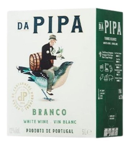 Vinho Portugues Branco Bag Da Pipa 5l