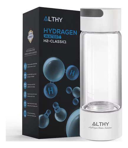 Garrafa Althy De Hidrogênio Molecular 5000ppb Envio Imediato Branca