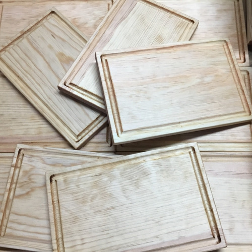 15 Pzs Tabla Plato Para Hamburguesa Y Carne Tabla De Madera